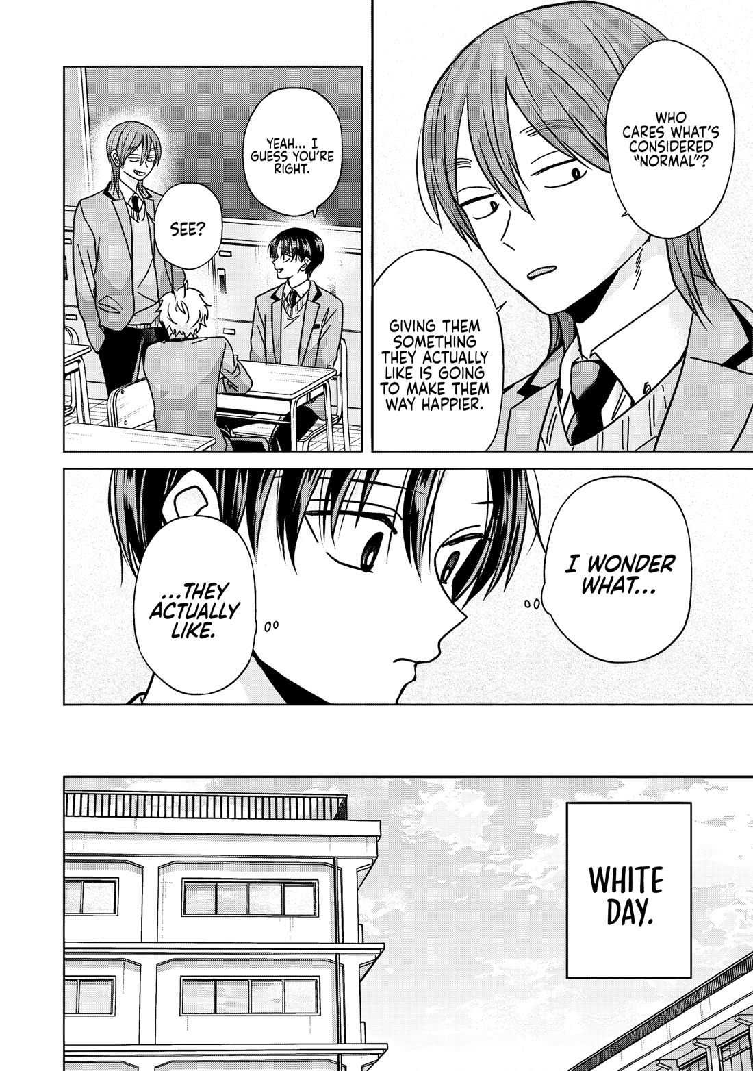 Kusunoki-san Failed to Debut in High School Chapter 54.1 page 8 - Chapter 54.1: I wonder what they actually like (First Part)