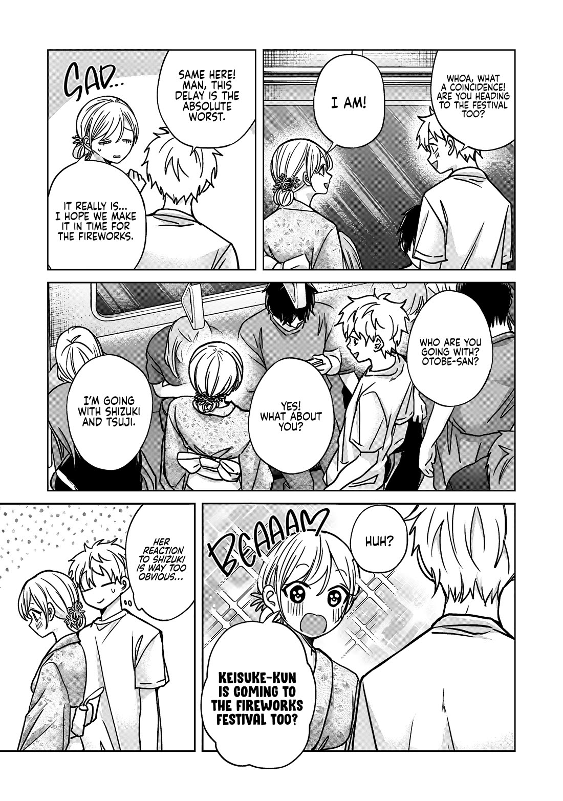Kusunoki-san Failed to Debut in High School Chapter 59.1 page 11 - Chapter 59.1: Otobe is Definitely Acting Weird Today.
