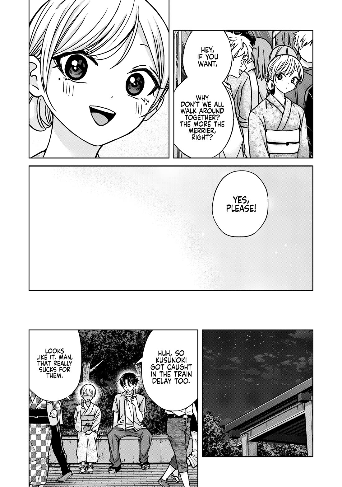 Kusunoki-san Failed to Debut in High School Chapter 59.1 page 12 - Chapter 59.1: Otobe is Definitely Acting Weird Today.