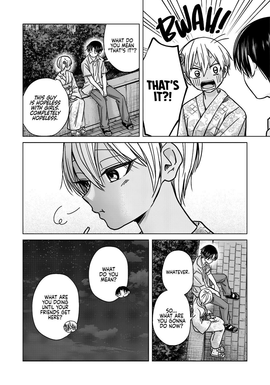 Kusunoki-san Failed to Debut in High School Chapter 59.1 page 14 - Chapter 59.1: Otobe is Definitely Acting Weird Today.