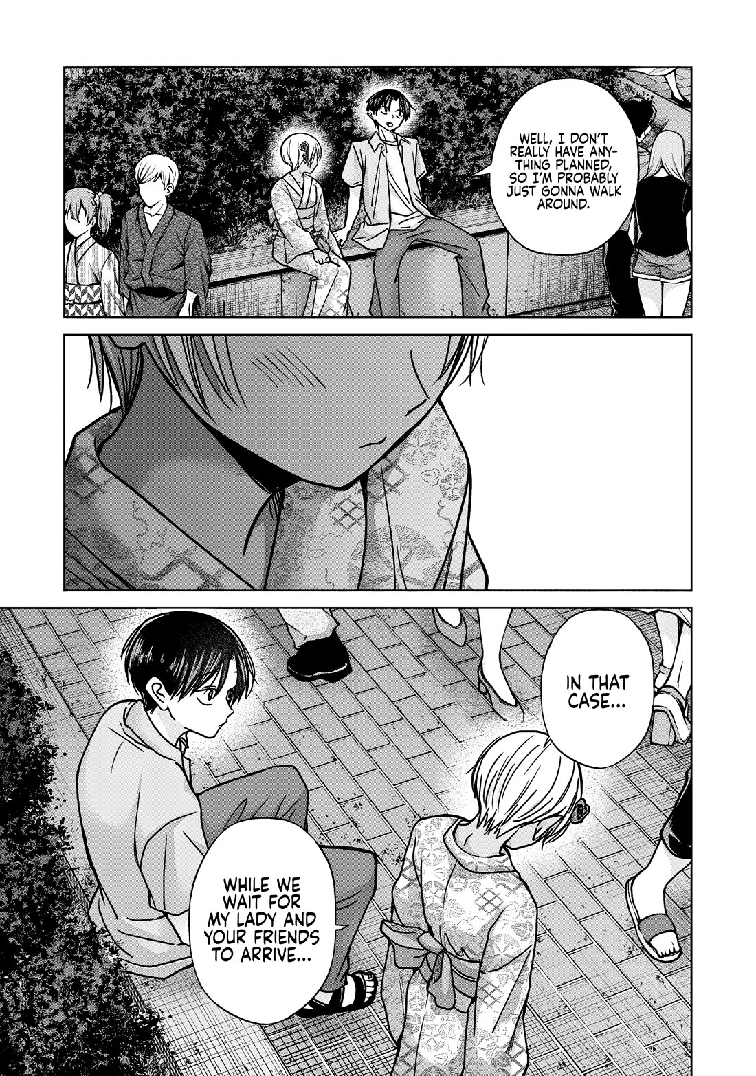 Kusunoki-san Failed to Debut in High School Chapter 59.1 page 15 - Chapter 59.1: Otobe is Definitely Acting Weird Today.