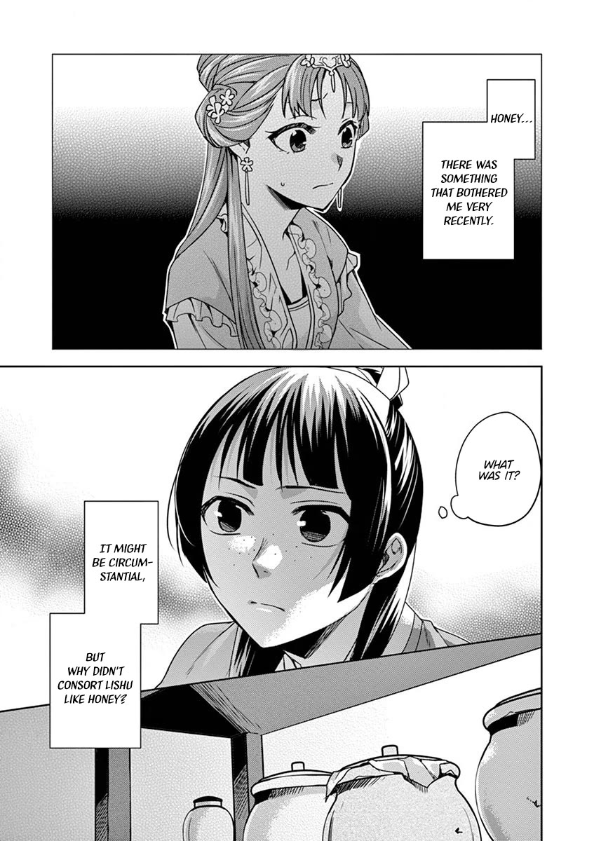 Kusuriya no Hitorigoto - Maomao no Koukyuu Nazotoki Techou Chapter 10 page 35 - Chapter 10: Honey