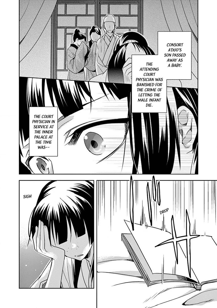 Kusuriya no Hitorigoto - Maomao no Koukyuu Nazotoki Techou Chapter 11 page 19 - Chapter 11: The Head Attendant's Secret