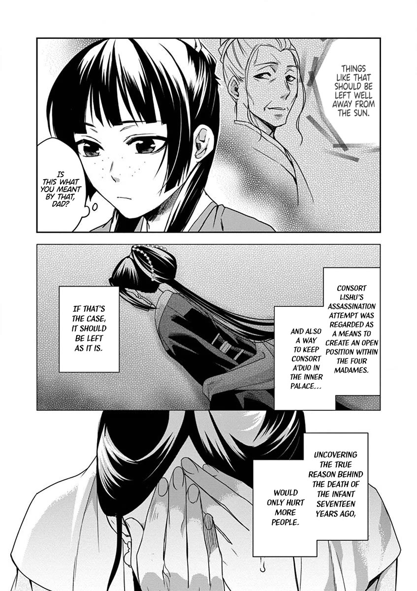 Kusuriya no Hitorigoto - Maomao no Koukyuu Nazotoki Techou Chapter 12 page 16 - Chapter 12: Consort A'duo