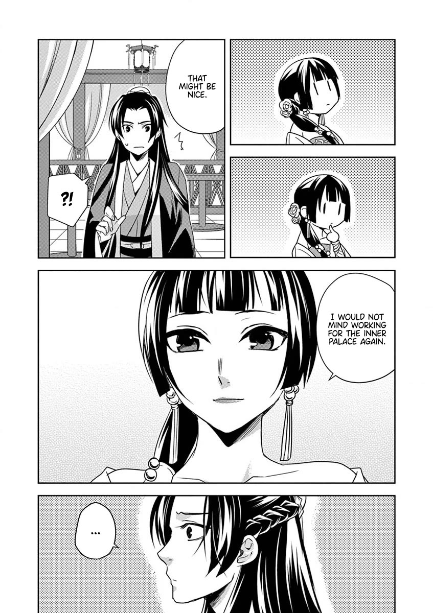 Kusuriya no Hitorigoto - Maomao no Koukyuu Nazotoki Techou Chapter 13 page 35 - Chapter 13: Dismissal