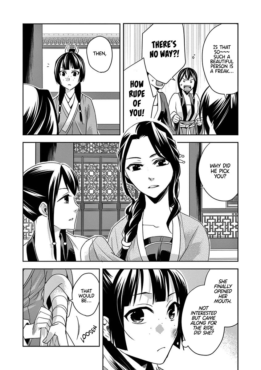 Kusuriya no Hitorigoto - Maomao no Koukyuu Nazotoki Techou Chapter 14 page 28 - Chapter 14: Working in the Imperial Court