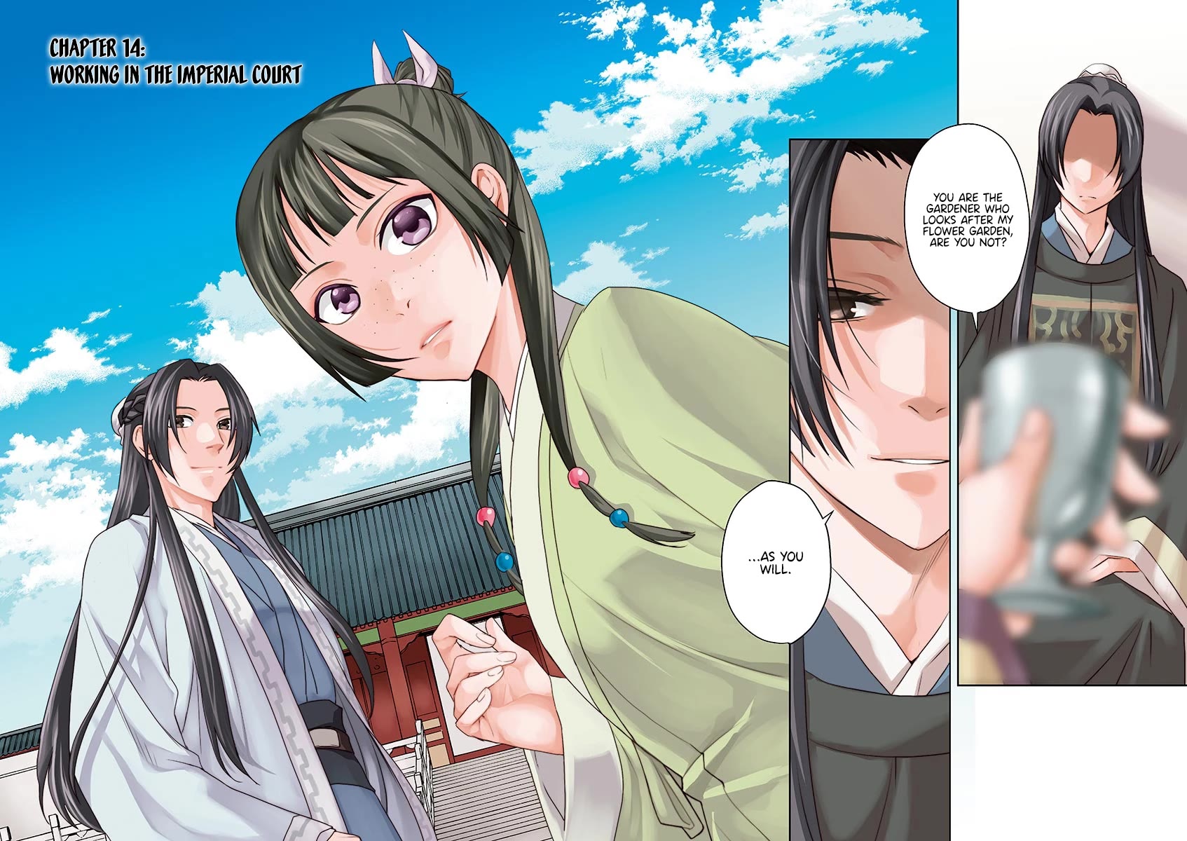 Kusuriya no Hitorigoto - Maomao no Koukyuu Nazotoki Techou Chapter 14 page 3 - Chapter 14: Working in the Imperial Court