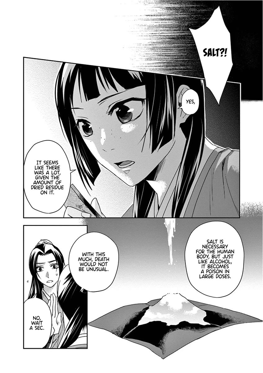 Kusuriya no Hitorigoto - Maomao no Koukyuu Nazotoki Techou Chapter 15 page 21 - Chapter 15: Poisoned Wine