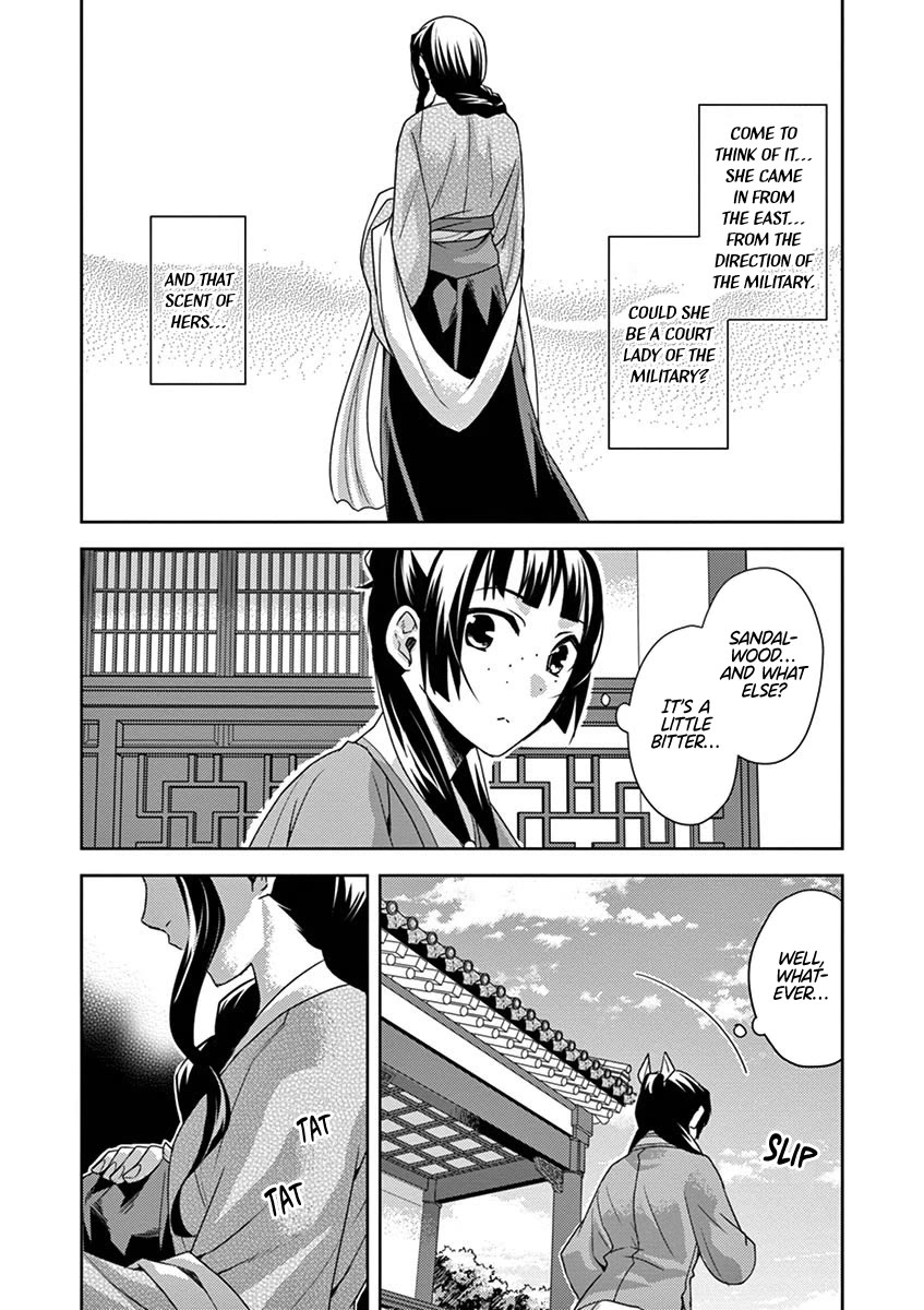 Kusuriya no Hitorigoto - Maomao no Koukyuu Nazotoki Techou Chapter 15 page 37 - Chapter 15: Poisoned Wine