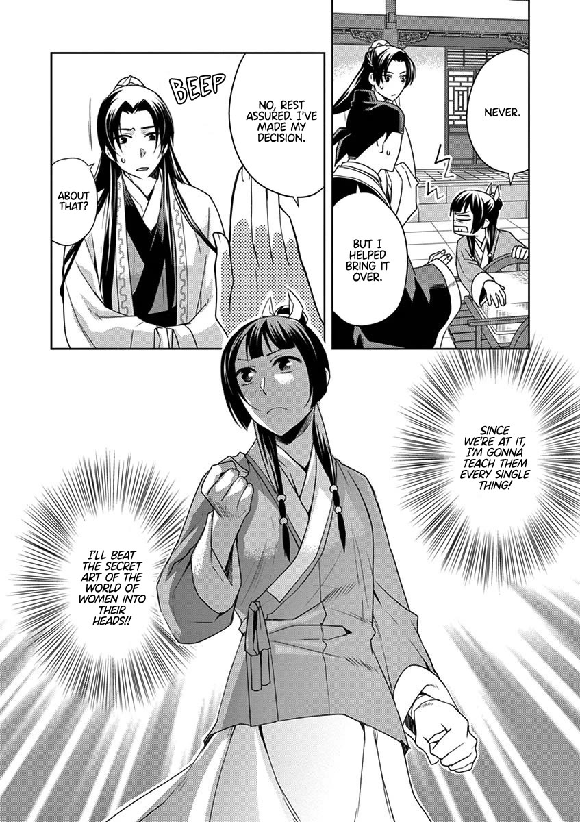 Kusuriya no Hitorigoto - Maomao no Koukyuu Nazotoki Techou Chapter 17 page 10 - Chapter 17: A Class at the Inner Palace