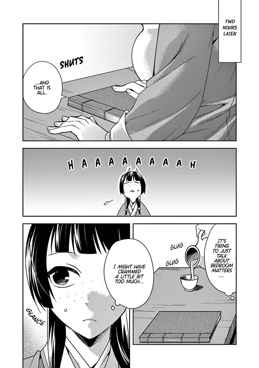 Kusuriya no Hitorigoto - Maomao no Koukyuu Nazotoki Techou Chapter 17 page 19 - Chapter 17: A Class at the Inner Palace