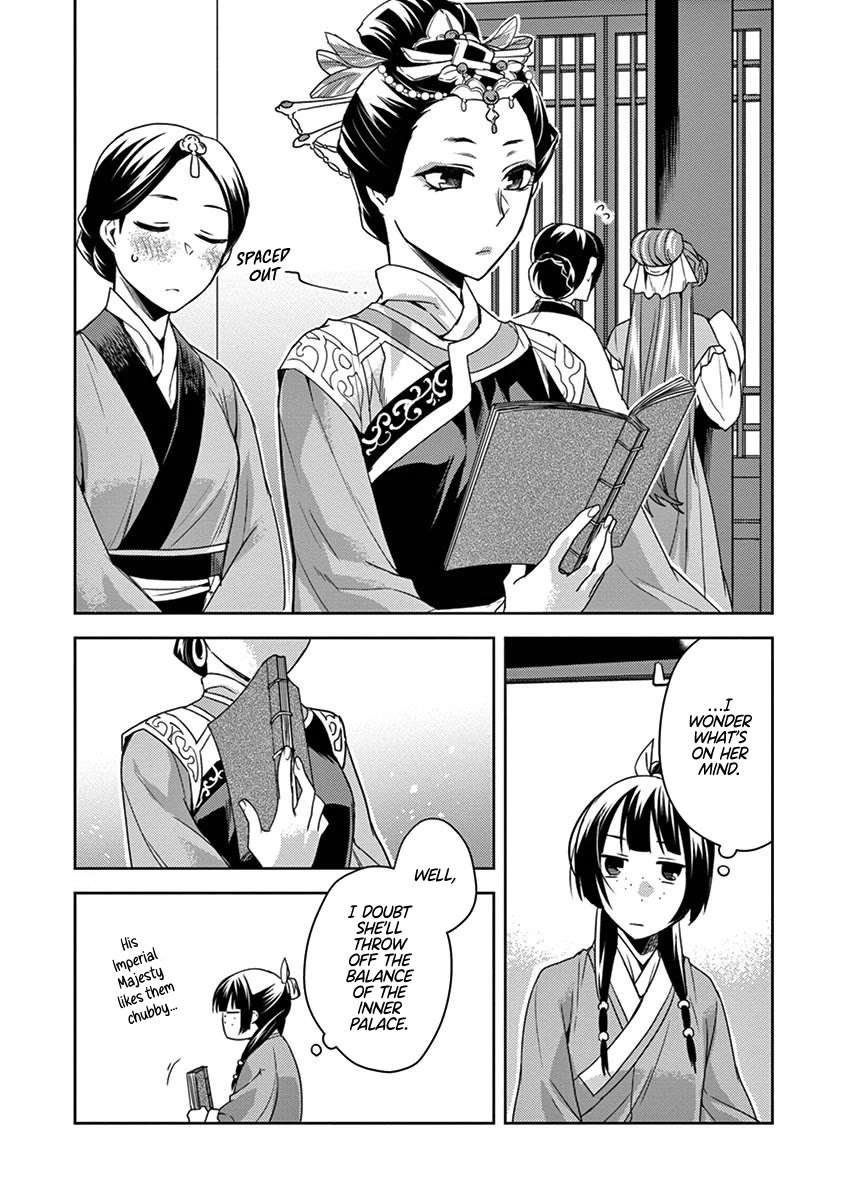 Kusuriya no Hitorigoto - Maomao no Koukyuu Nazotoki Techou Chapter 17 page 21 - Chapter 17: A Class at the Inner Palace
