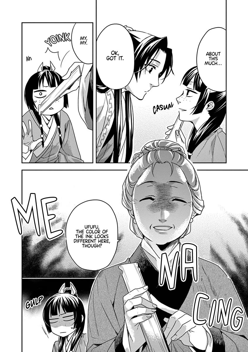 Kusuriya no Hitorigoto - Maomao no Koukyuu Nazotoki Techou Chapter 17 page 8 - Chapter 17: A Class at the Inner Palace