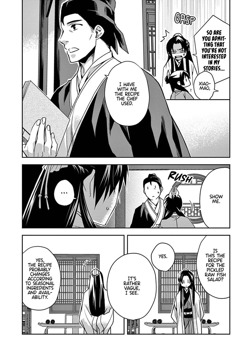 Kusuriya no Hitorigoto - Maomao no Koukyuu Nazotoki Techou Chapter 18 page 6 - Chapter 18: Pickled Raw Fish Salad