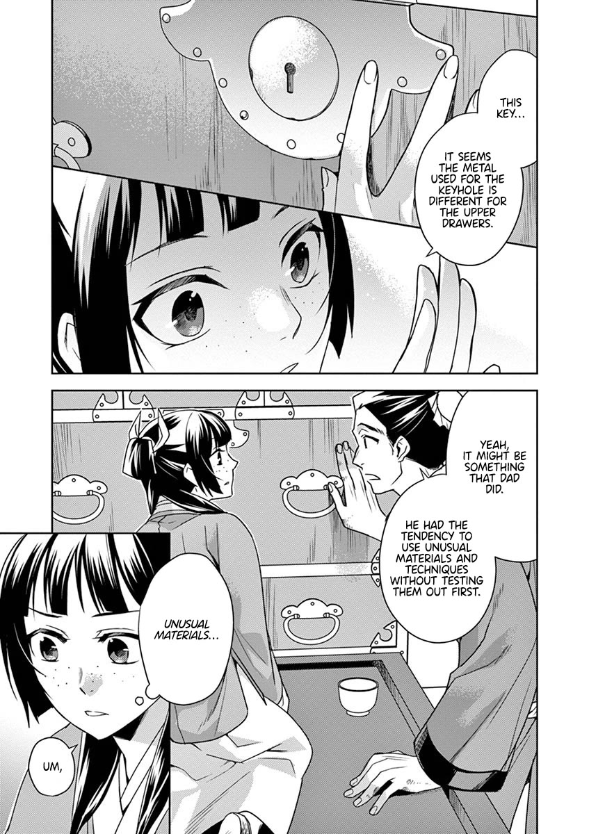Kusuriya no Hitorigoto - Maomao no Koukyuu Nazotoki Techou Chapter 19 page 22 - Chapter 19: The Will