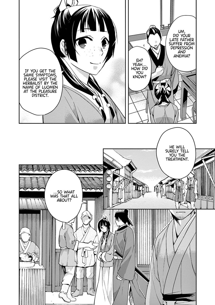 Kusuriya no Hitorigoto - Maomao no Koukyuu Nazotoki Techou Chapter 19 page 37 - Chapter 19: The Will
