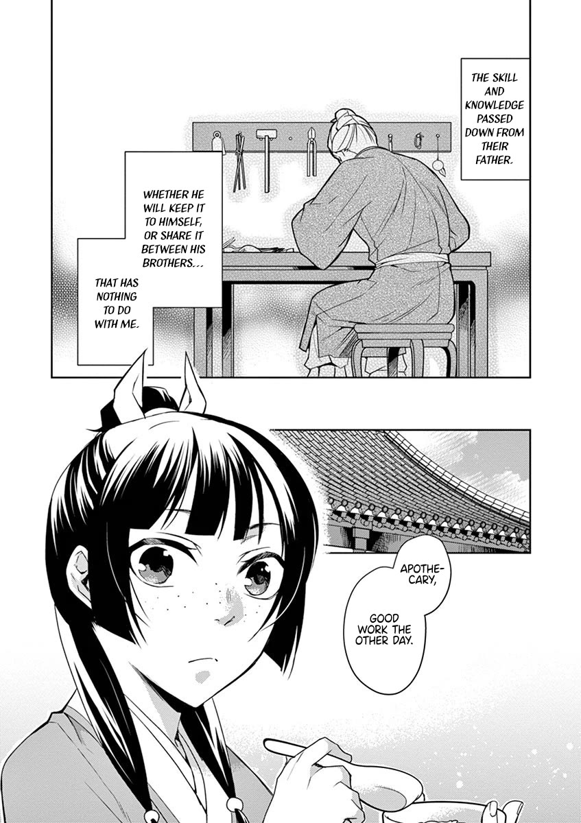 Kusuriya no Hitorigoto - Maomao no Koukyuu Nazotoki Techou Chapter 19 page 39 - Chapter 19: The Will