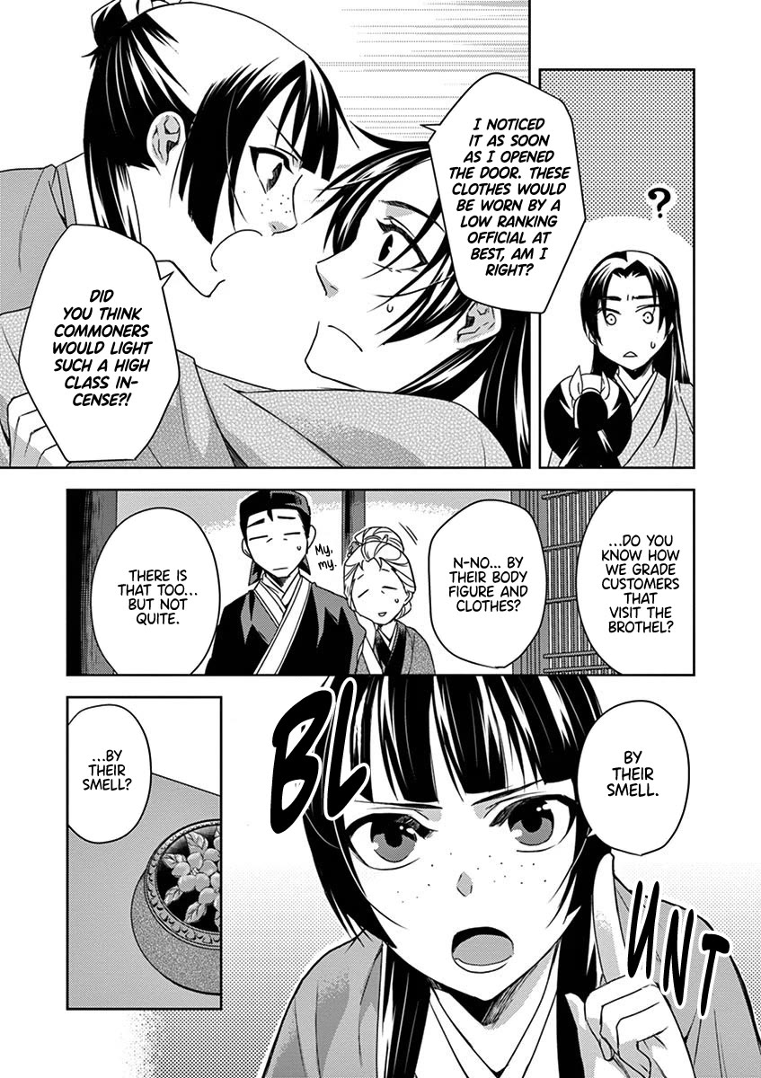Kusuriya no Hitorigoto - Maomao no Koukyuu Nazotoki Techou Chapter 20 page 11 - Chapter 20: Strolling Around Town