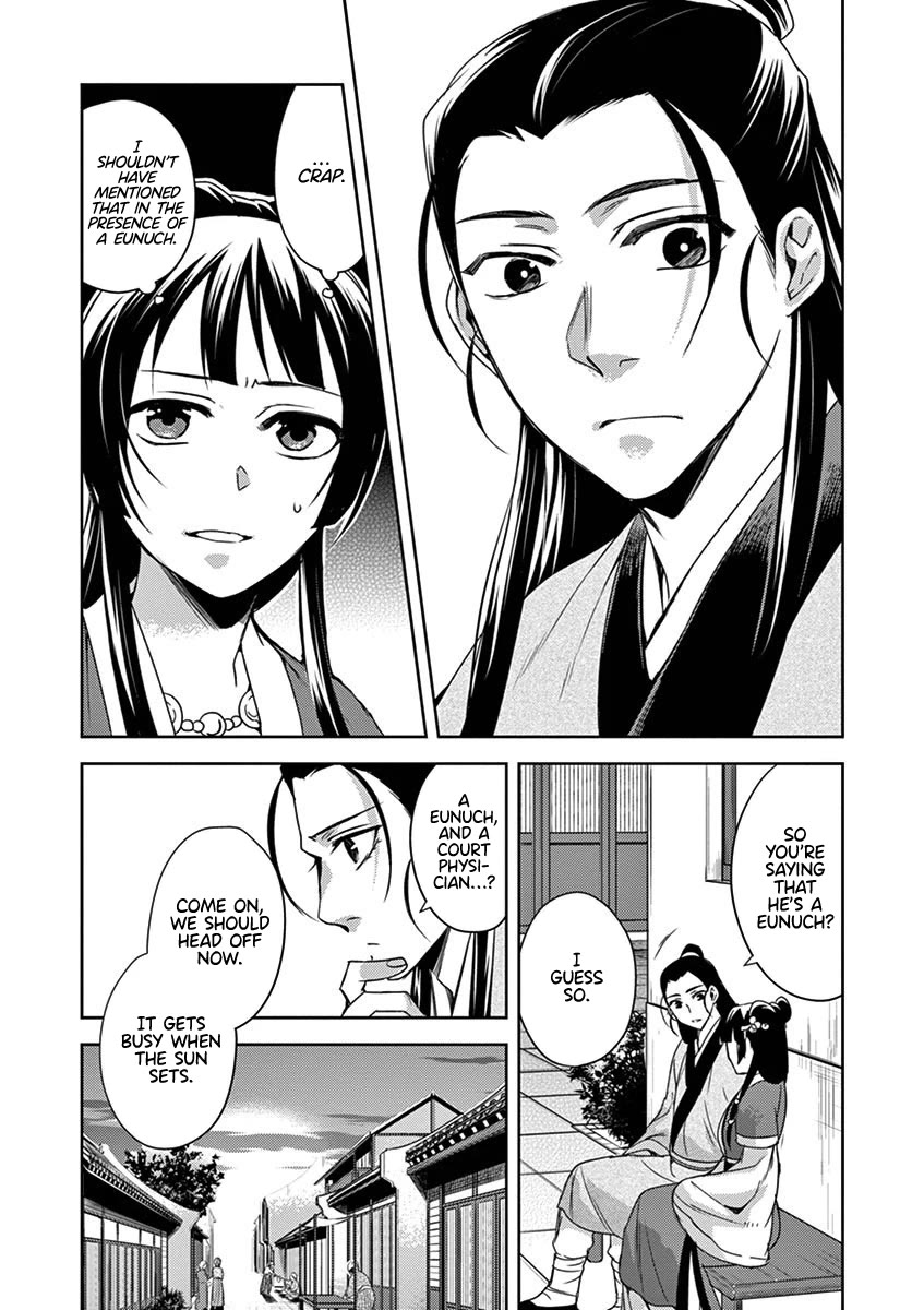 Kusuriya no Hitorigoto - Maomao no Koukyuu Nazotoki Techou Chapter 20 page 36 - Chapter 20: Strolling Around Town