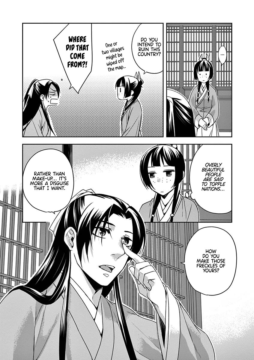 Kusuriya no Hitorigoto - Maomao no Koukyuu Nazotoki Techou Chapter 20 page 4 - Chapter 20: Strolling Around Town
