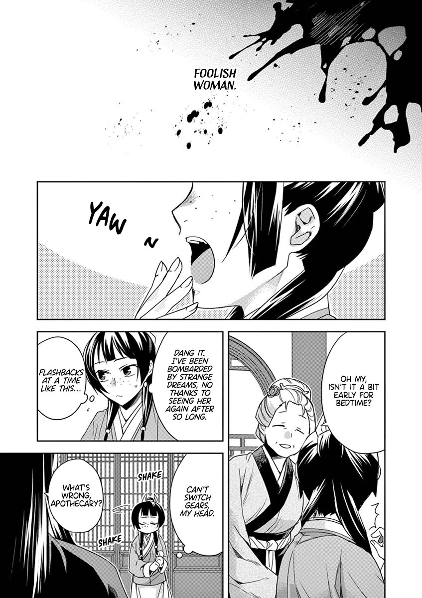 Kusuriya no Hitorigoto - Maomao no Koukyuu Nazotoki Techou Chapter 21 page 15 - Chapter 21: Luohan