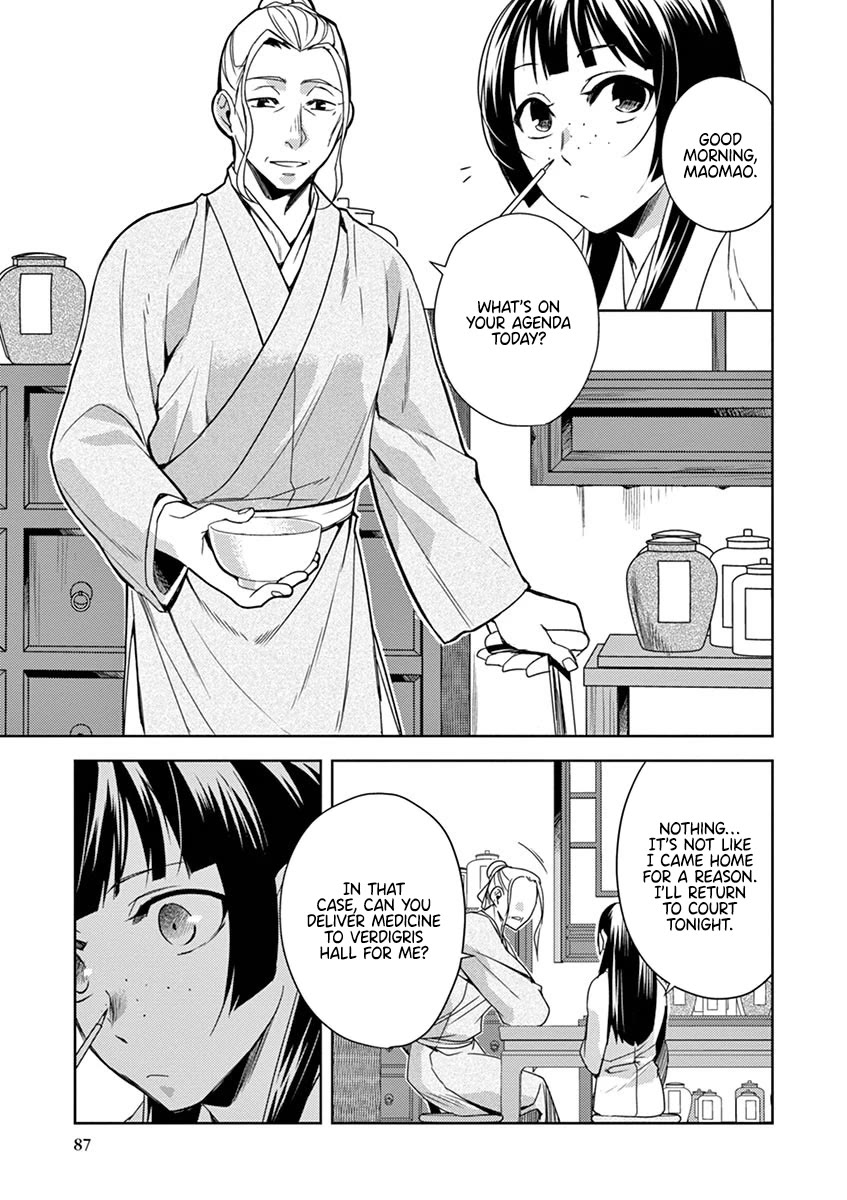 Kusuriya no Hitorigoto - Maomao no Koukyuu Nazotoki Techou Chapter 21 page 3 - Chapter 21: Luohan