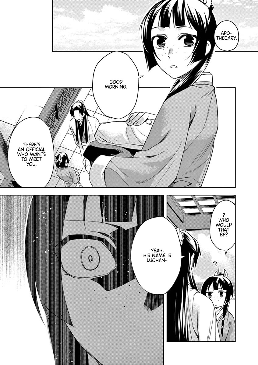 Kusuriya no Hitorigoto - Maomao no Koukyuu Nazotoki Techou Chapter 21 page 31 - Chapter 21: Luohan
