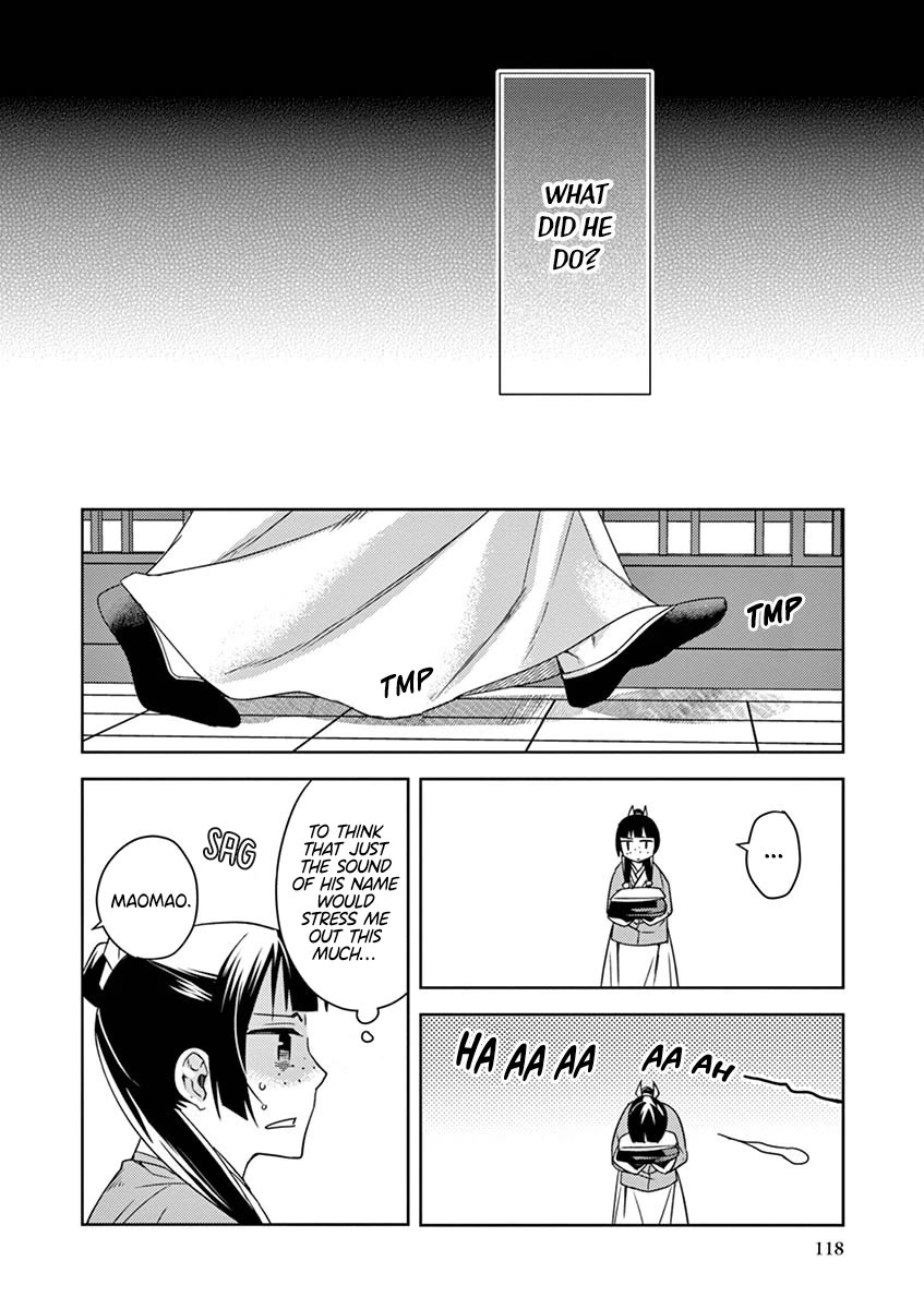 Kusuriya no Hitorigoto - Maomao no Koukyuu Nazotoki Techou Chapter 21 page 34 - Chapter 21: Luohan