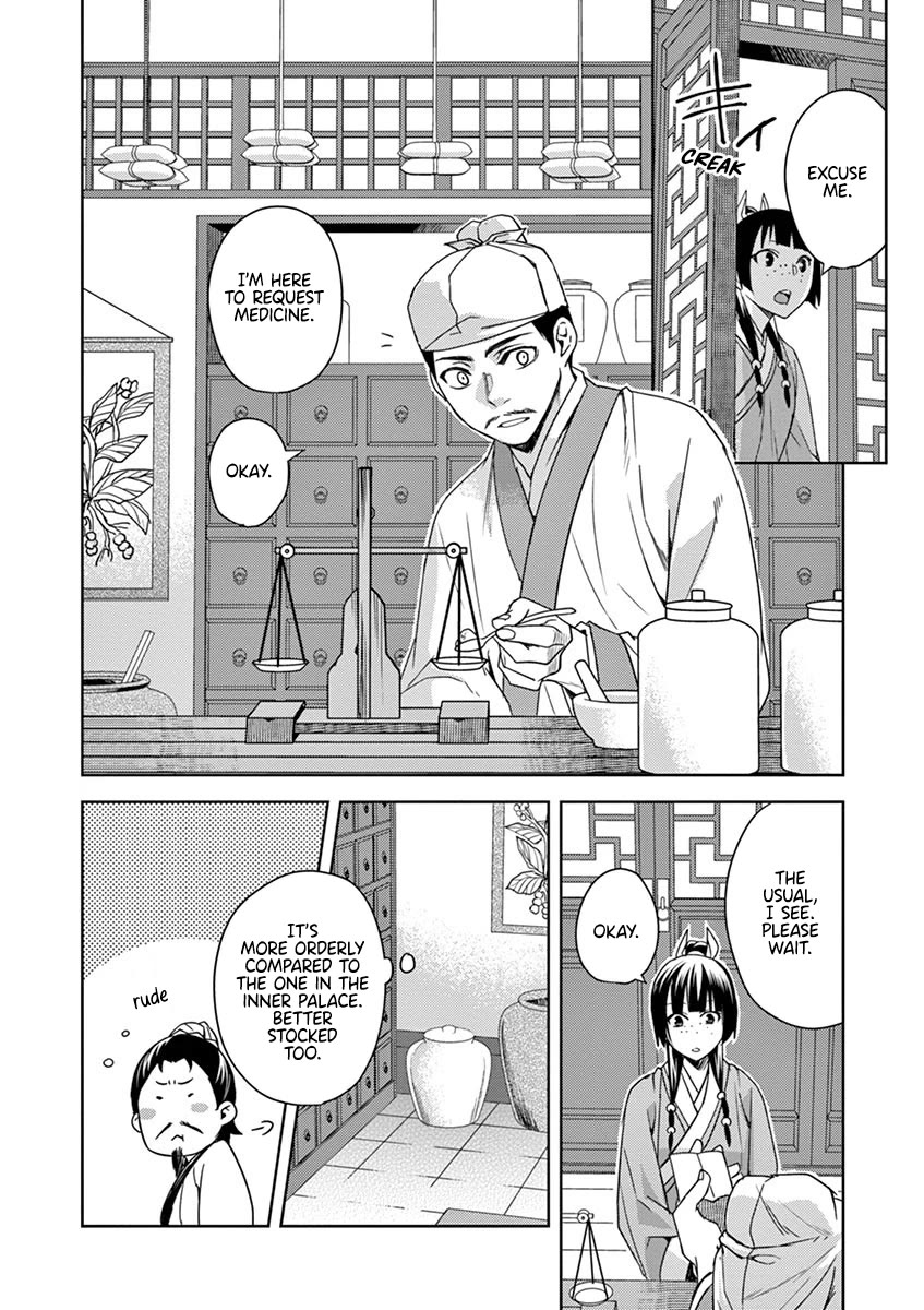 Kusuriya no Hitorigoto - Maomao no Koukyuu Nazotoki Techou Chapter 21 page 40 - Chapter 21: Luohan
