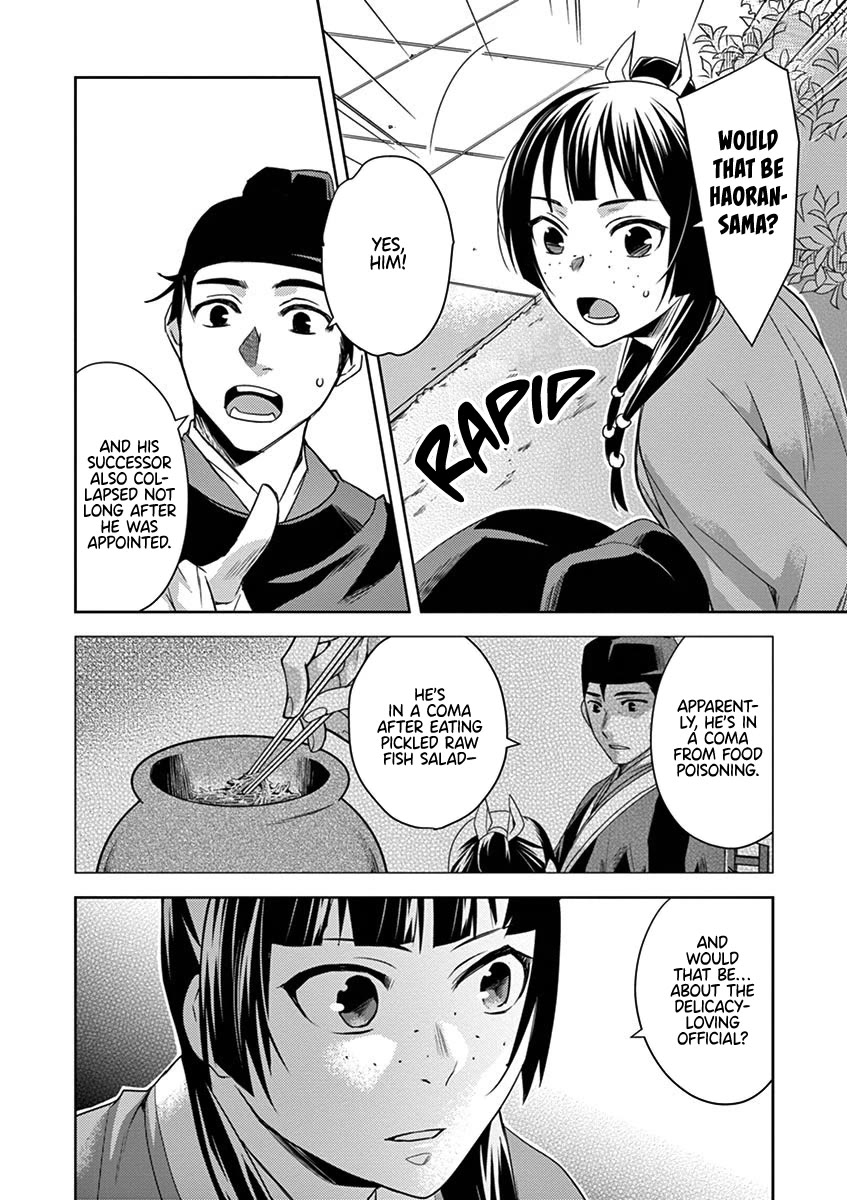Kusuriya no Hitorigoto - Maomao no Koukyuu Nazotoki Techou Chapter 22 page 22 - Chapter 22: By Chance or By Design