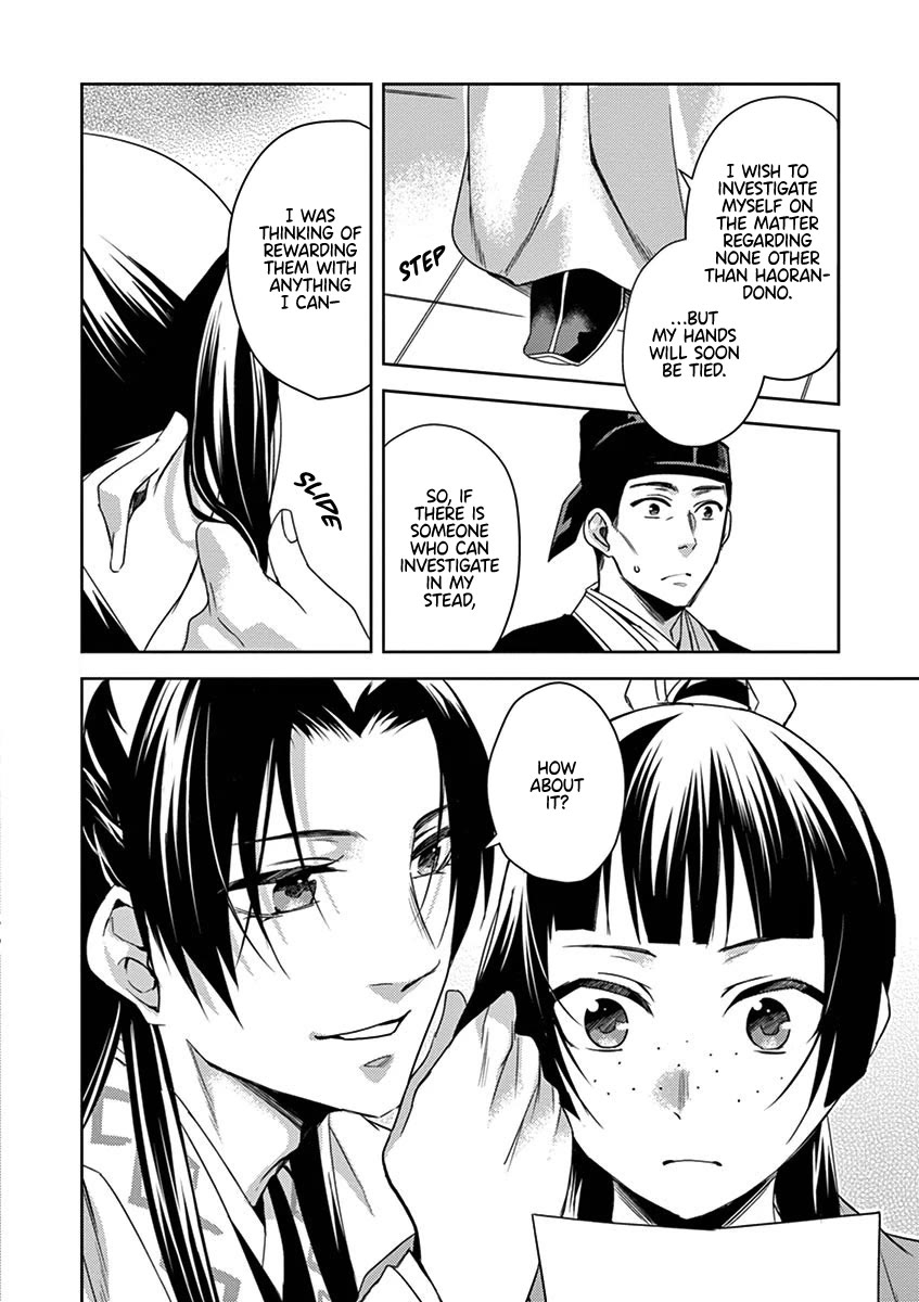 Kusuriya no Hitorigoto - Maomao no Koukyuu Nazotoki Techou Chapter 22 page 36 - Chapter 22: By Chance or By Design