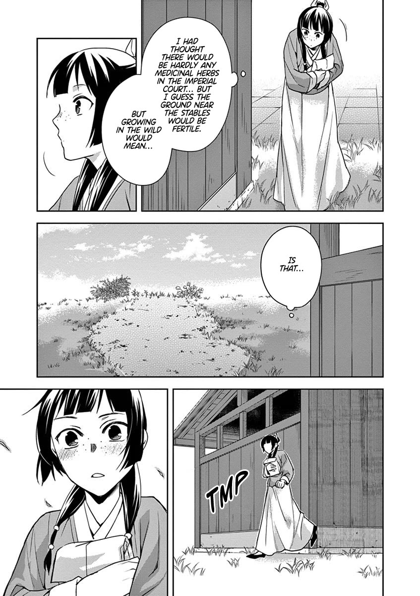 Kusuriya no Hitorigoto - Maomao no Koukyuu Nazotoki Techou Chapter 22 page 9 - Chapter 22: By Chance or By Design