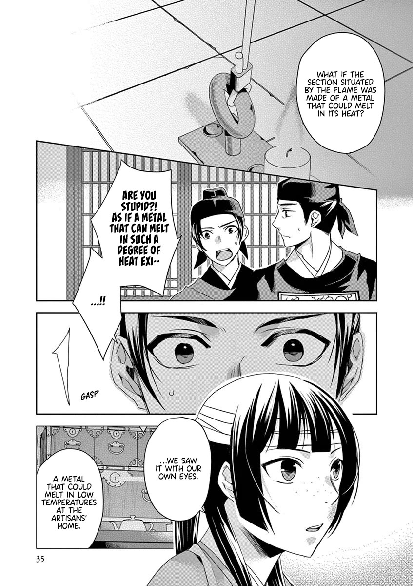 Kusuriya no Hitorigoto - Maomao no Koukyuu Nazotoki Techou Chapter 23 page 33 - Chapter 23: Purification Ritual