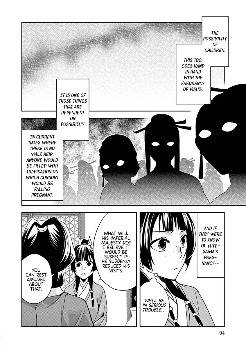 Kusuriya no Hitorigoto - Maomao no Koukyuu Nazotoki Techou Chapter 25 page 14 - Chapter 25: Once Again, the Inner Palace