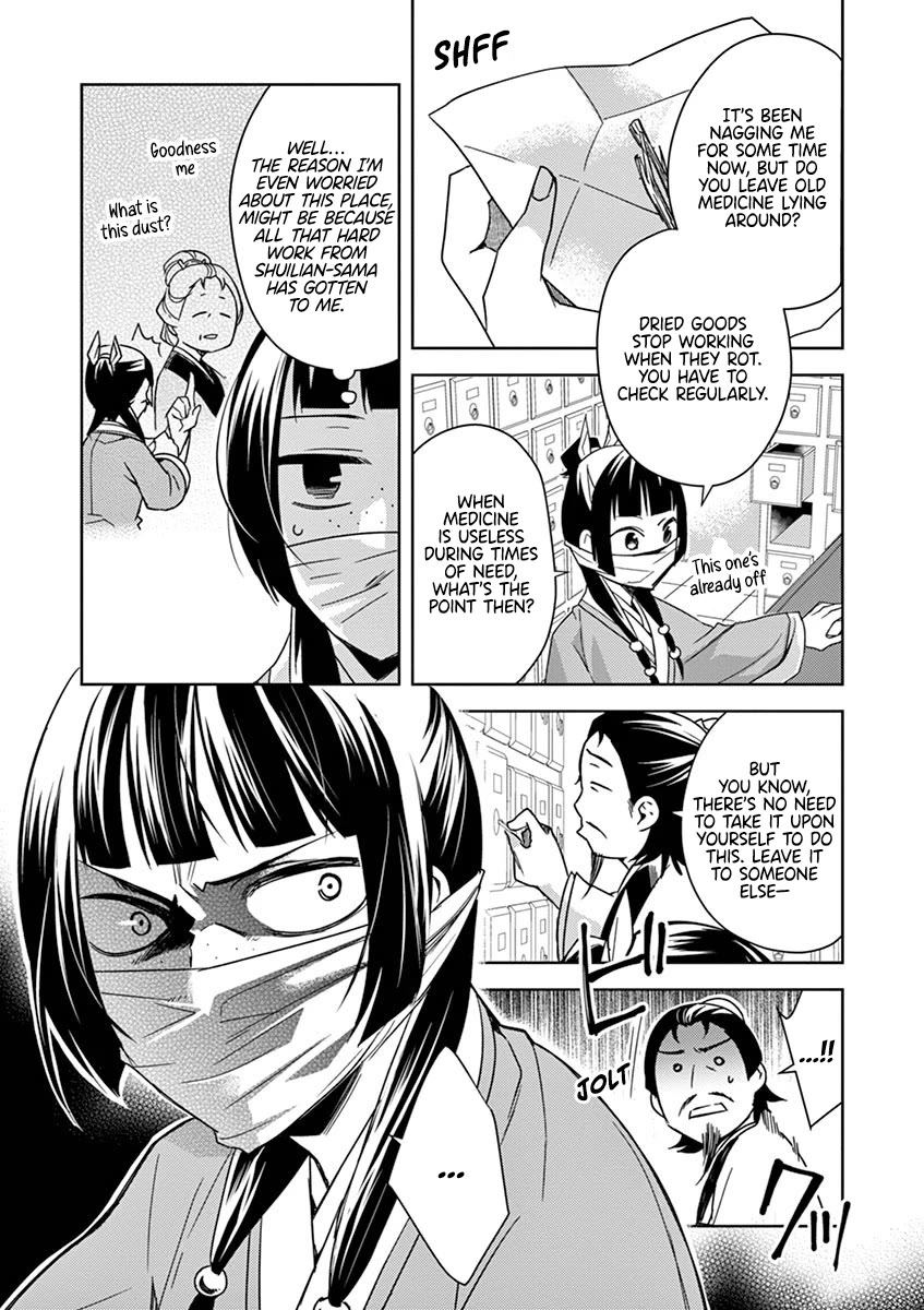 Kusuriya no Hitorigoto - Maomao no Koukyuu Nazotoki Techou Chapter 25 page 18 - Chapter 25: Once Again, the Inner Palace