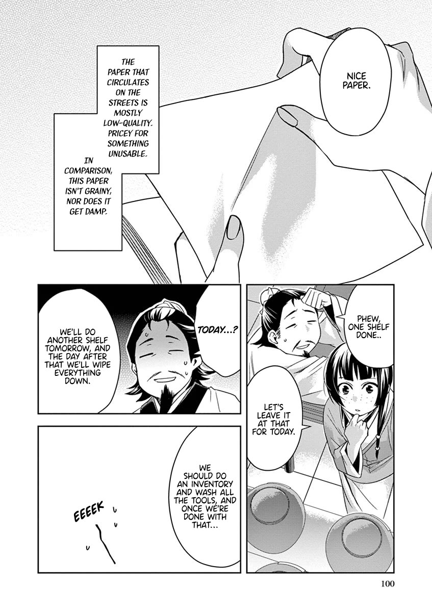 Kusuriya no Hitorigoto - Maomao no Koukyuu Nazotoki Techou Chapter 25 page 20 - Chapter 25: Once Again, the Inner Palace