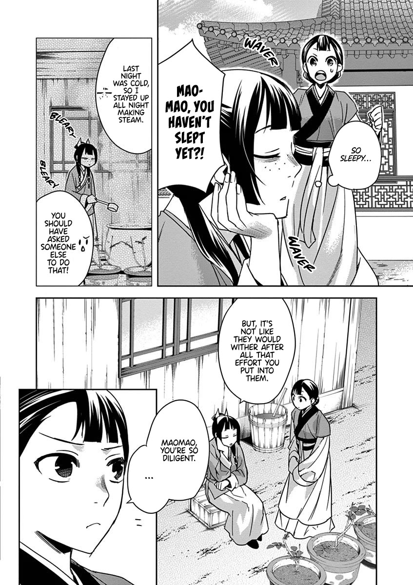 Kusuriya no Hitorigoto - Maomao no Koukyuu Nazotoki Techou Chapter 27 page 28 - Chapter 27: Blue Roses