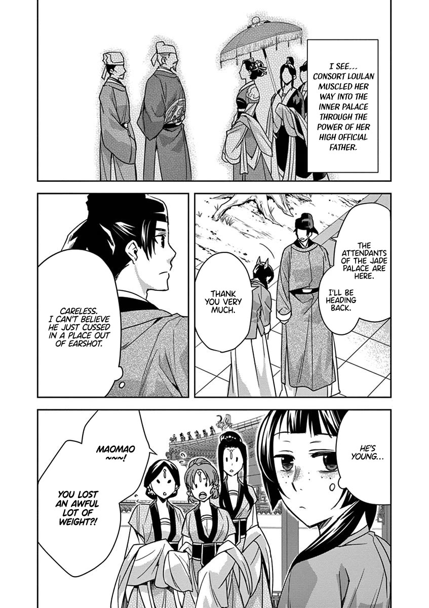 Kusuriya no Hitorigoto - Maomao no Koukyuu Nazotoki Techou Chapter 27 page 42 - Chapter 27: Blue Roses
