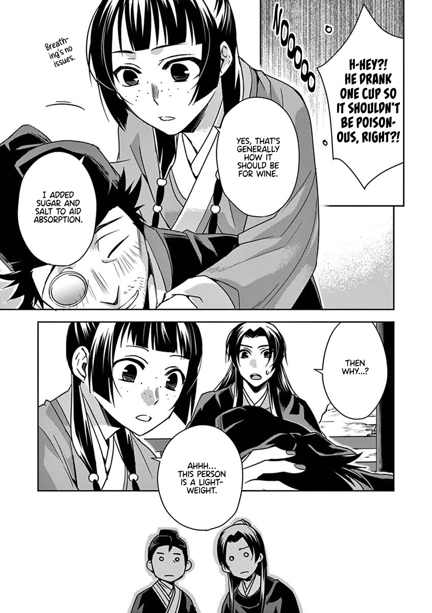 Kusuriya no Hitorigoto - Maomao no Koukyuu Nazotoki Techou Chapter 28 page 35 - Chapter 28: Nail Polish
