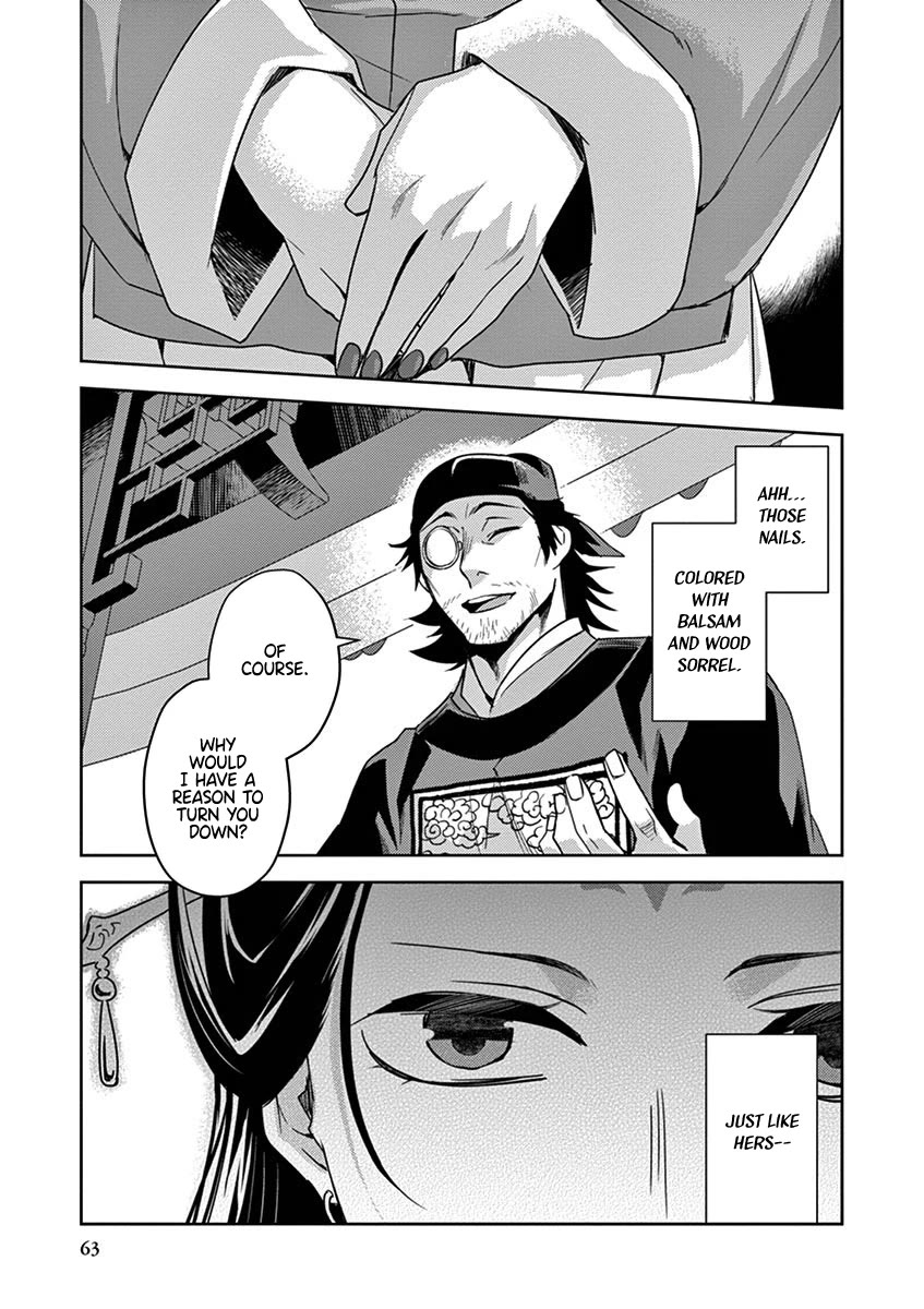 Kusuriya no Hitorigoto - Maomao no Koukyuu Nazotoki Techou Chapter 28 page 7 - Chapter 28: Nail Polish