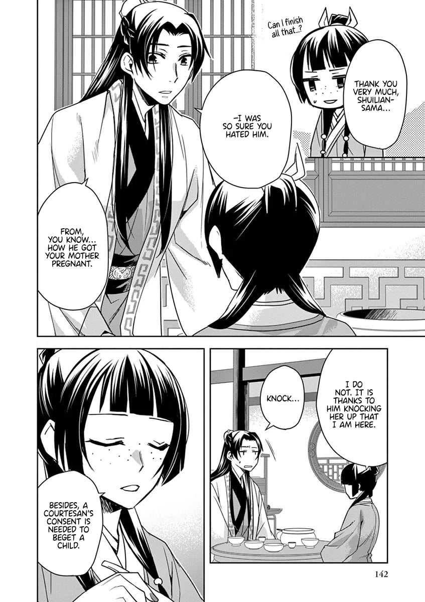 Kusuriya no Hitorigoto - Maomao no Koukyuu Nazotoki Techou Chapter 29 page 42 - Chapter 29: Balsam and Wood Sorrel