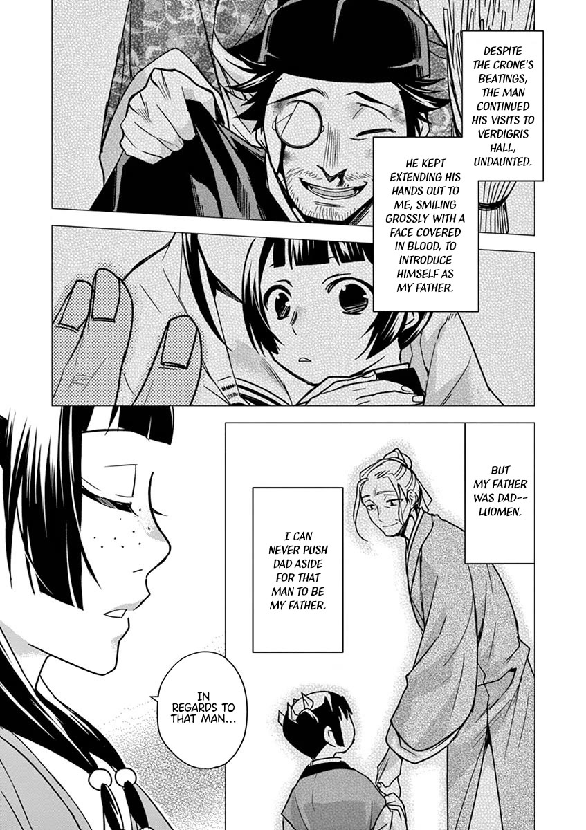 Kusuriya no Hitorigoto - Maomao no Koukyuu Nazotoki Techou Chapter 29 page 46 - Chapter 29: Balsam and Wood Sorrel