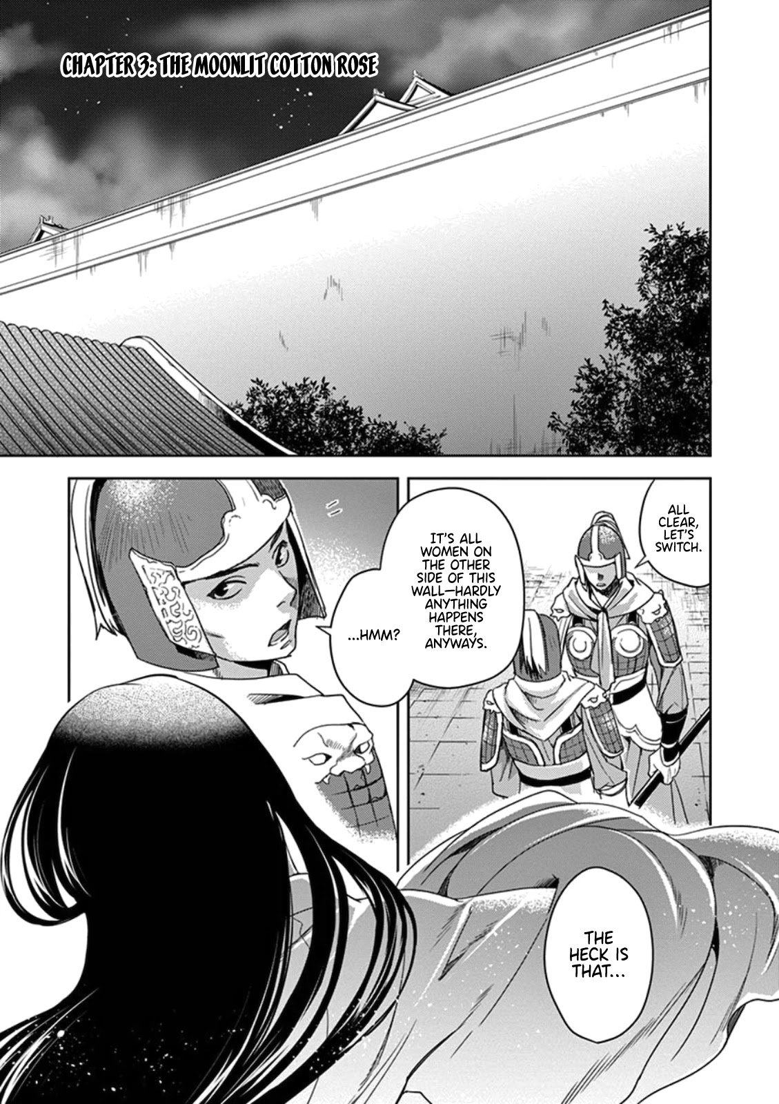 Kusuriya no Hitorigoto - Maomao no Koukyuu Nazotoki Techou Chapter 3 page 1 - Chapter 3