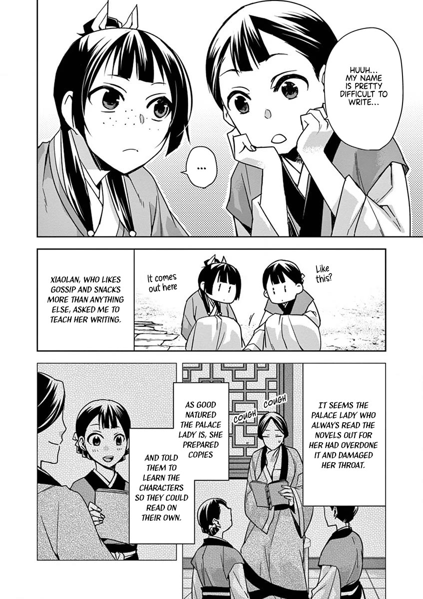 Kusuriya no Hitorigoto - Maomao no Koukyuu Nazotoki Techou Chapter 31 page 28 - Chapter 31: Books