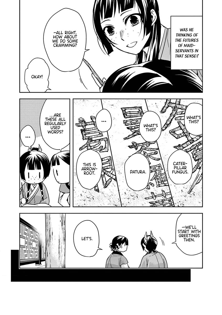Kusuriya no Hitorigoto - Maomao no Koukyuu Nazotoki Techou Chapter 31 page 31 - Chapter 31: Books