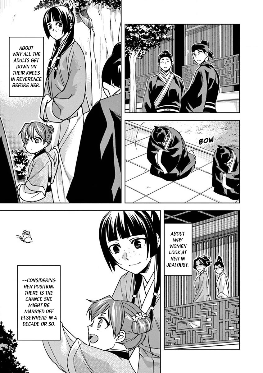 Kusuriya no Hitorigoto - Maomao no Koukyuu Nazotoki Techou Chapter 31 page 35 - Chapter 31: Books