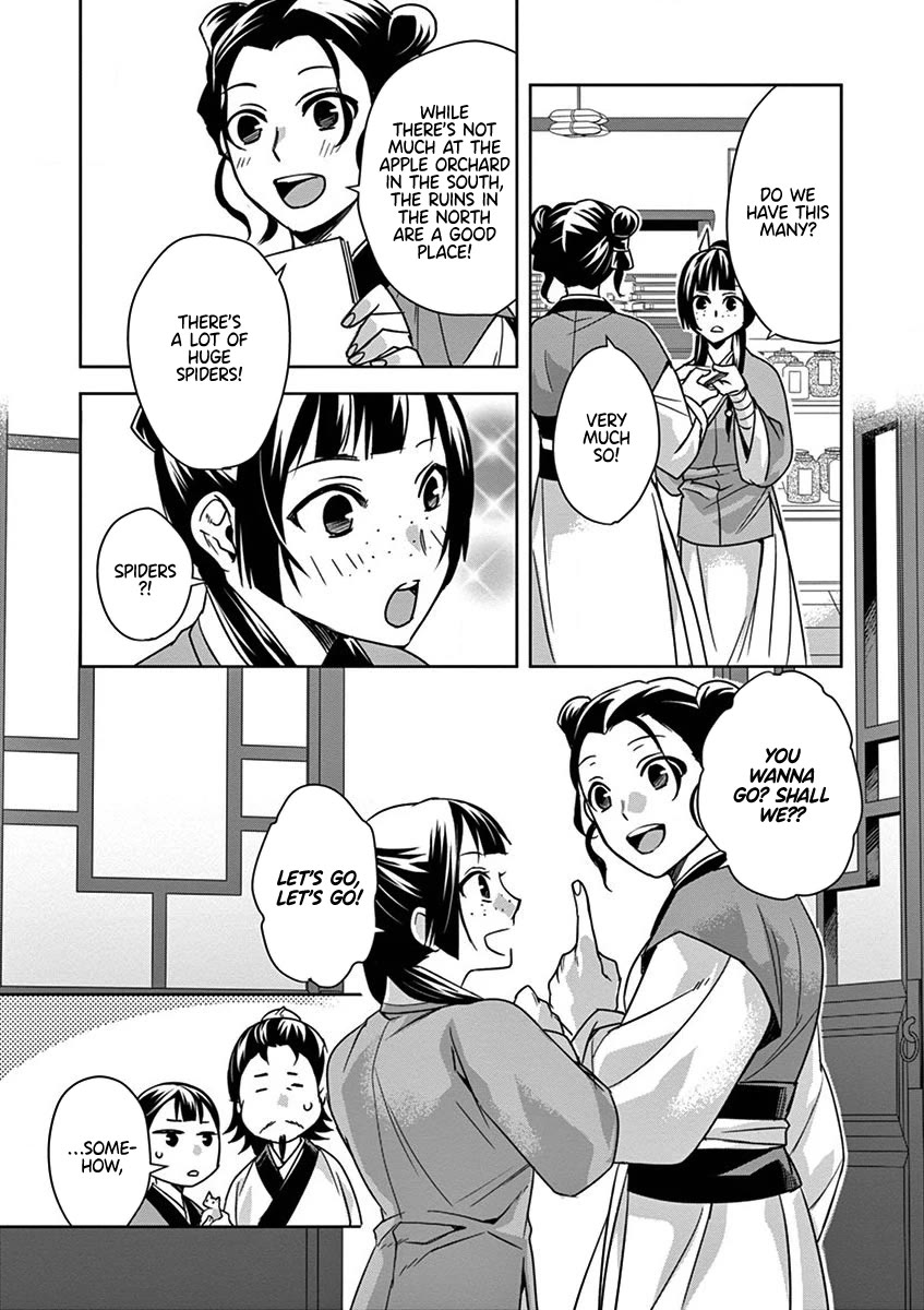 Kusuriya no Hitorigoto - Maomao no Koukyuu Nazotoki Techou Chapter 32 page 40 - Chapter 32: The Caravans