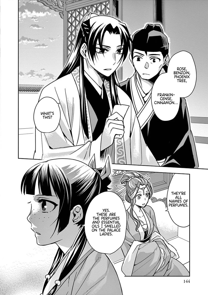 Kusuriya no Hitorigoto - Maomao no Koukyuu Nazotoki Techou Chapter 33 page 18 - Chapter 33: Perfume Oil