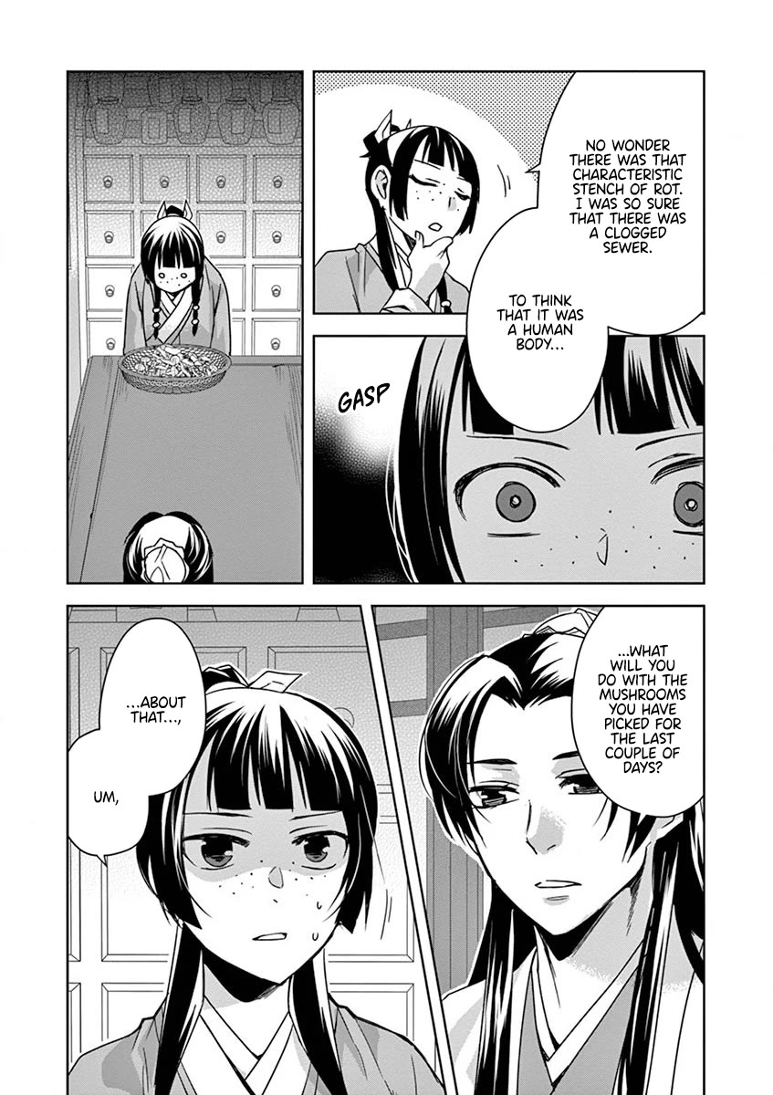 Kusuriya no Hitorigoto - Maomao no Koukyuu Nazotoki Techou Chapter 35 page 36 - Chapter 35: Corpse Fungus (2)