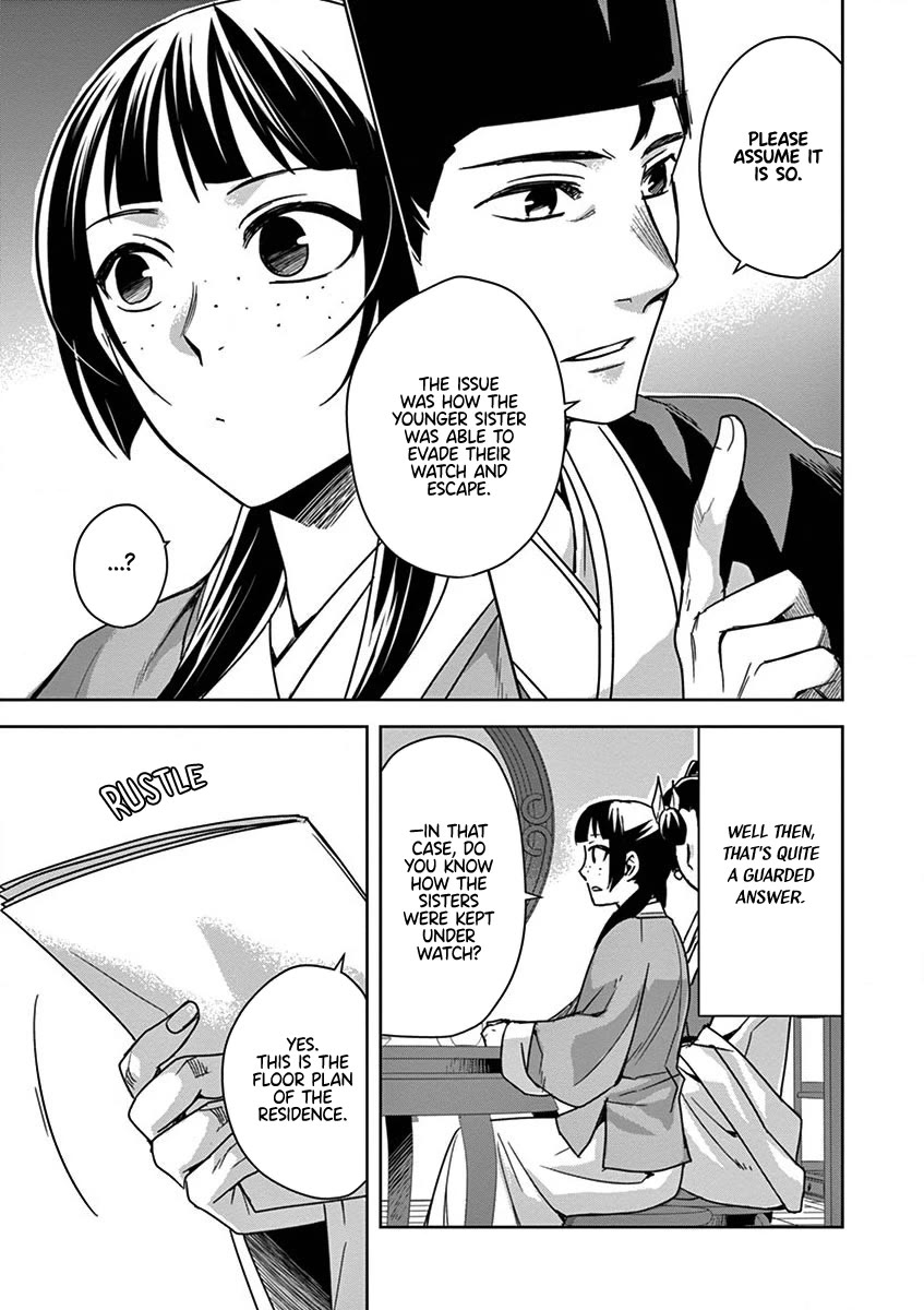 Kusuriya no Hitorigoto - Maomao no Koukyuu Nazotoki Techou Chapter 36 page 15 - Chapter 36: Mirrors